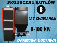Kotły z podajnikiem 25 kW Piec z Pleszewa  Kocioł FABRYKA kotłów c o 8 10 12 16 19 22 25 32 38 KOTLY KOCIOL PIEC PIECE KOTŁY KOCIOŁ